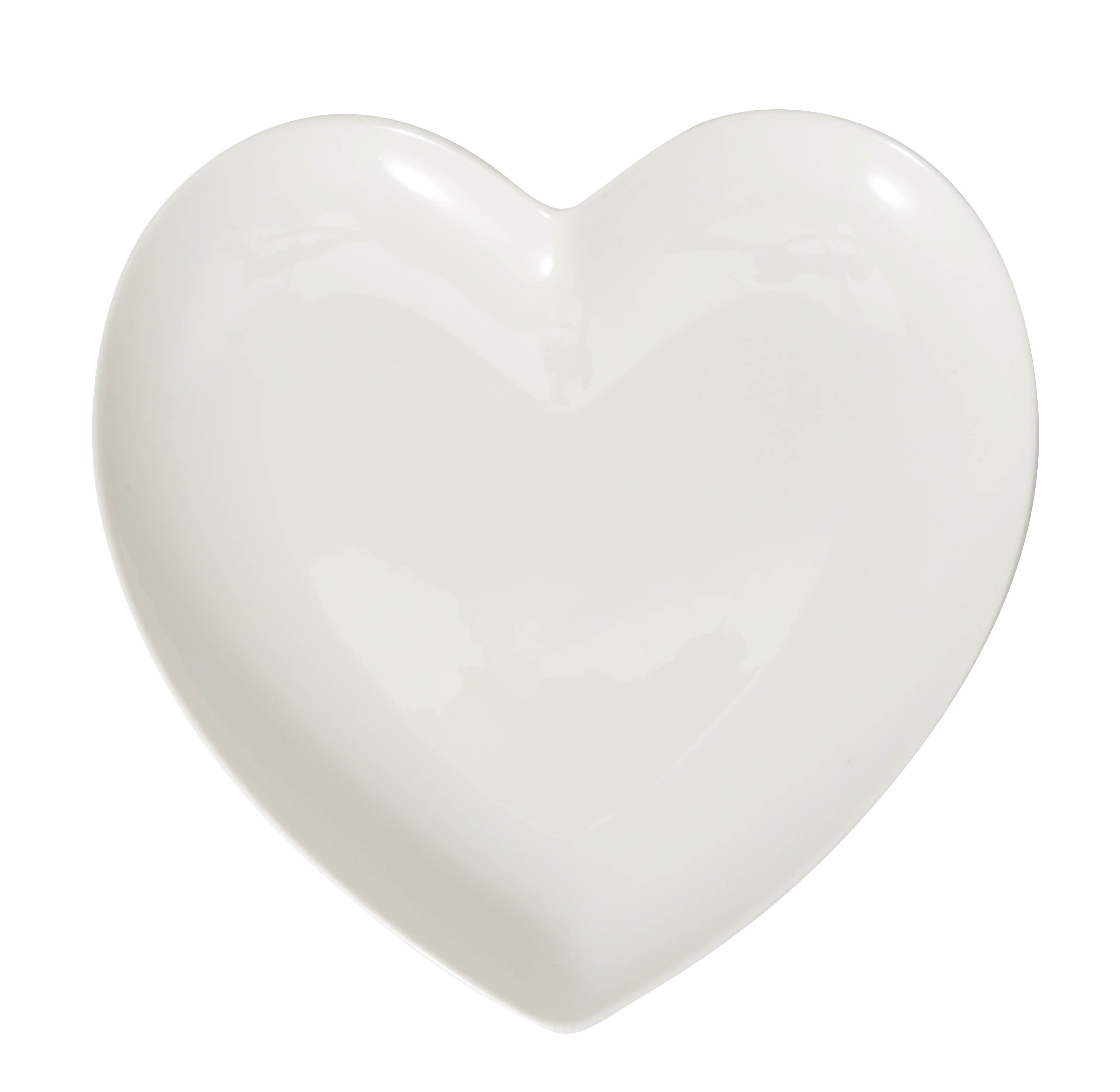 7340-00-00 Talíř srdce 20x20 cm bílá kvalitní porcelán mytí v myčce nádobí
